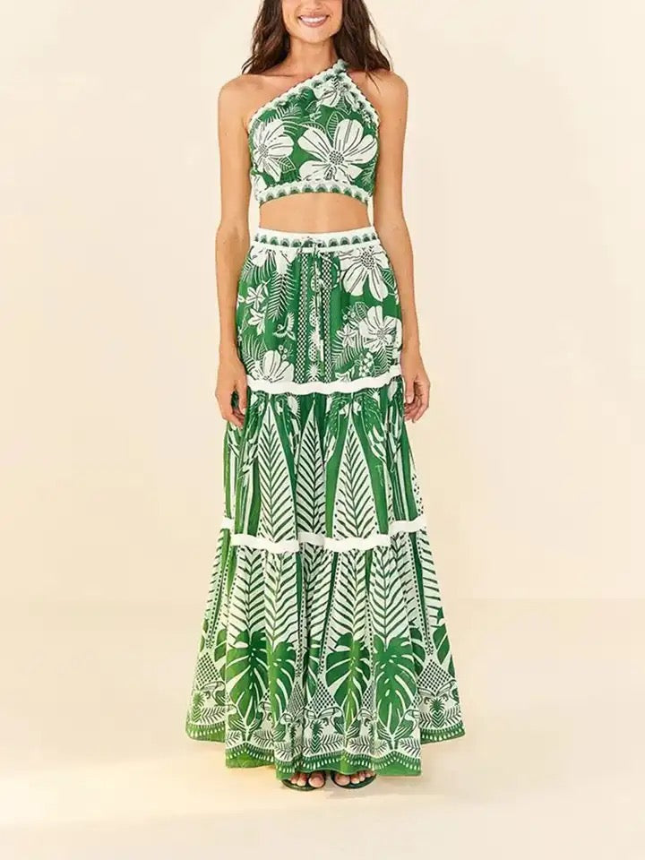 Alamode By Akanksha Athens Summer Bikini Set with Skirt - Resortwear - view 3