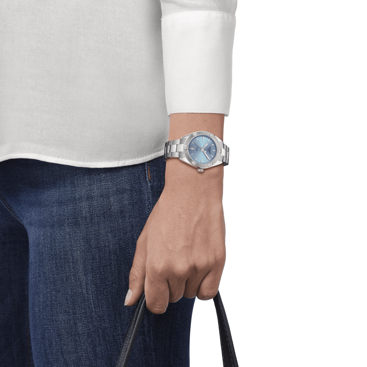 Tissot T-Classic Blue Dial Women 36mm - view 2