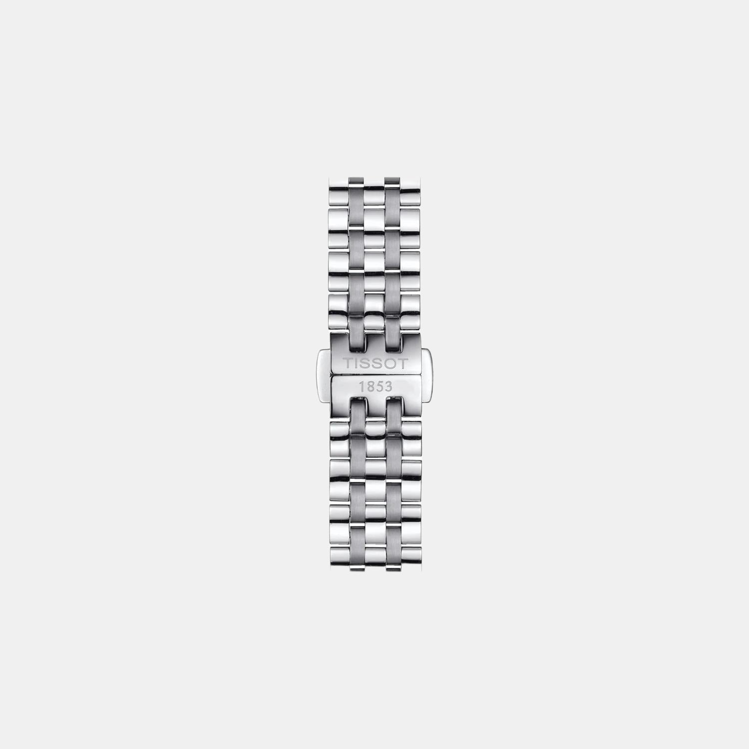Tissot Carson Women Quartz Silver Dial Analog Stainless Steel Watch T1222231103300 - view 4