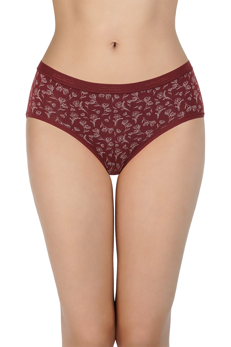Amante Printed Mid Rise Hipster Panty (Pack of 3) - view 2