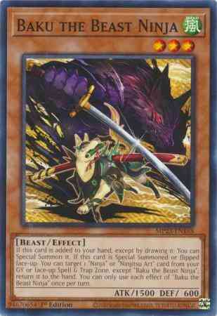Yu-Gi-Oh! Baku the Beast Ninja - MP23-EN168 - Common - 1st Edition