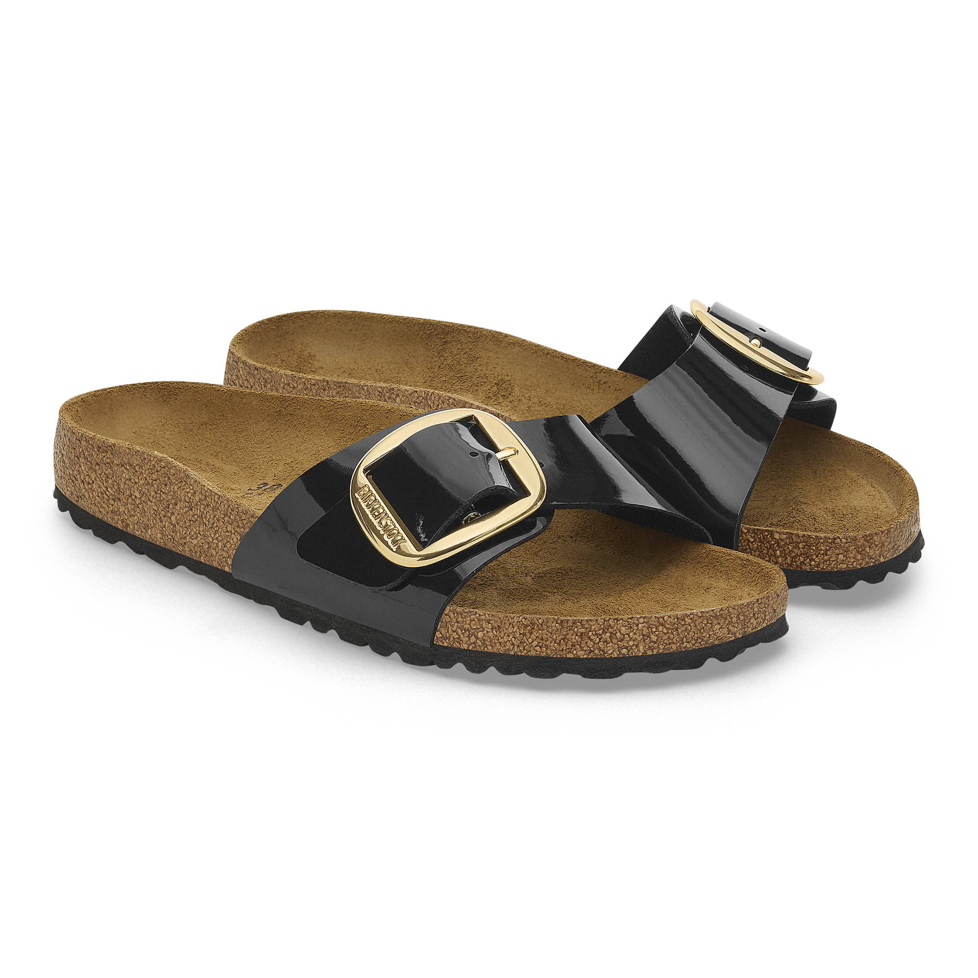 Birkenstock Madrid Big Buckle Birko-Flor Patent - view 3