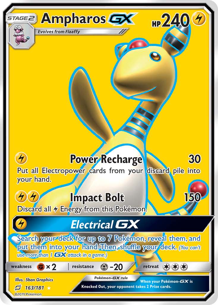 Rare ultra sm9-163 – Pokémon Ampharos-GX - 163/181 - Rare Ultra [sm9-163] [Ultra] - Ampharos-GX - 163/181 - Rare Ultra