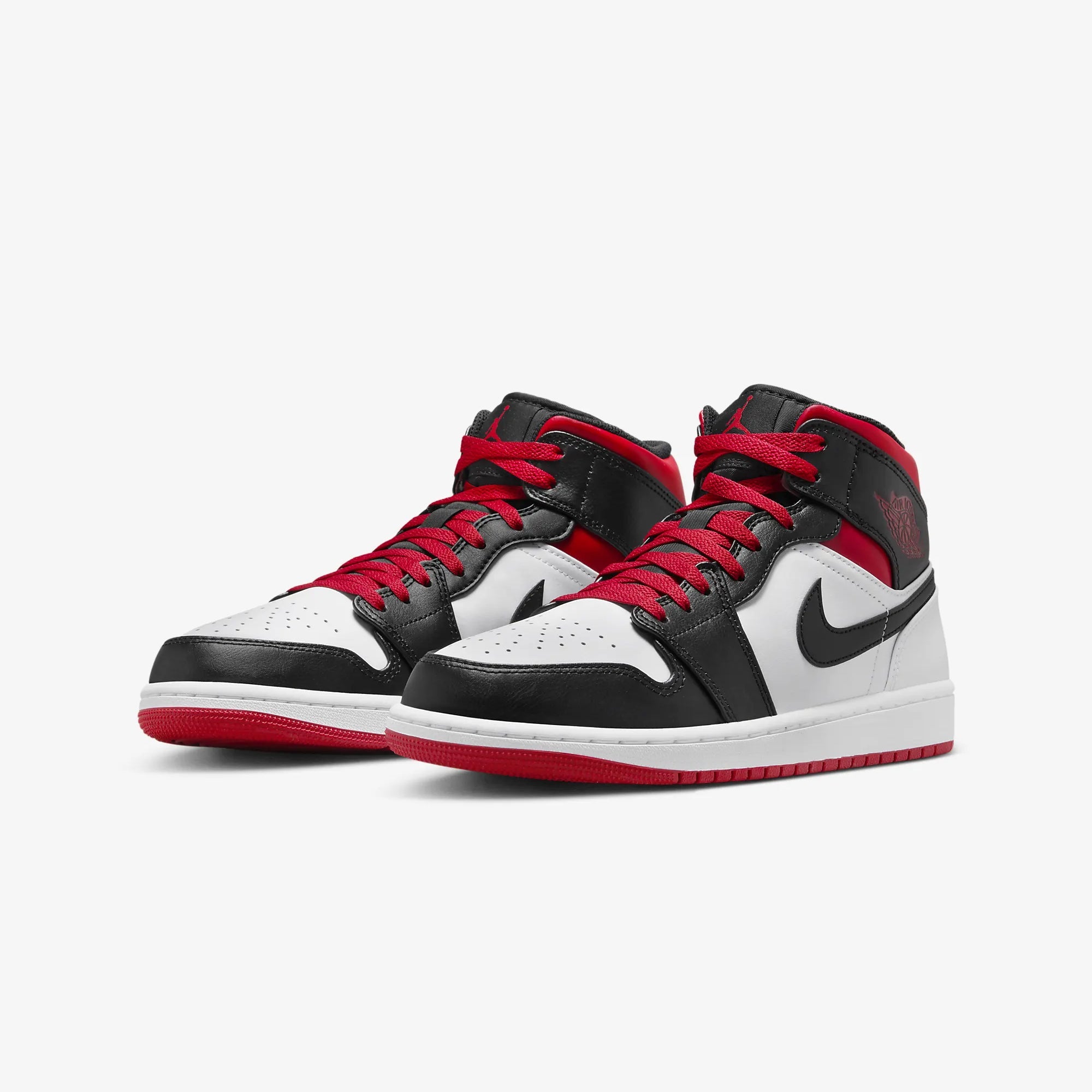 1 mid white – Jordan | AIR JORDAN 1 MID { WHITE/GYM RED-BLACK