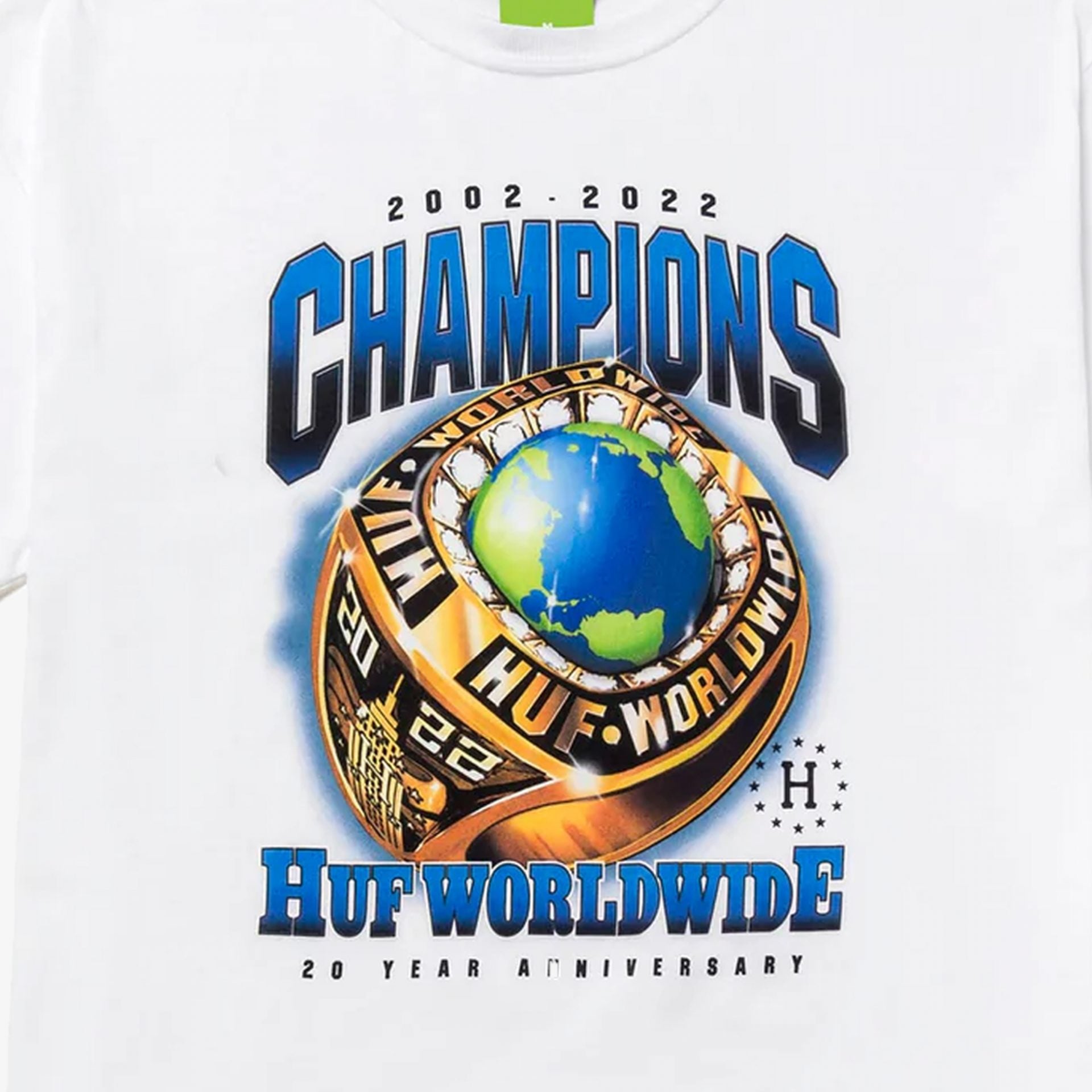 S s tee – Huf | Champions S/s Tee { White