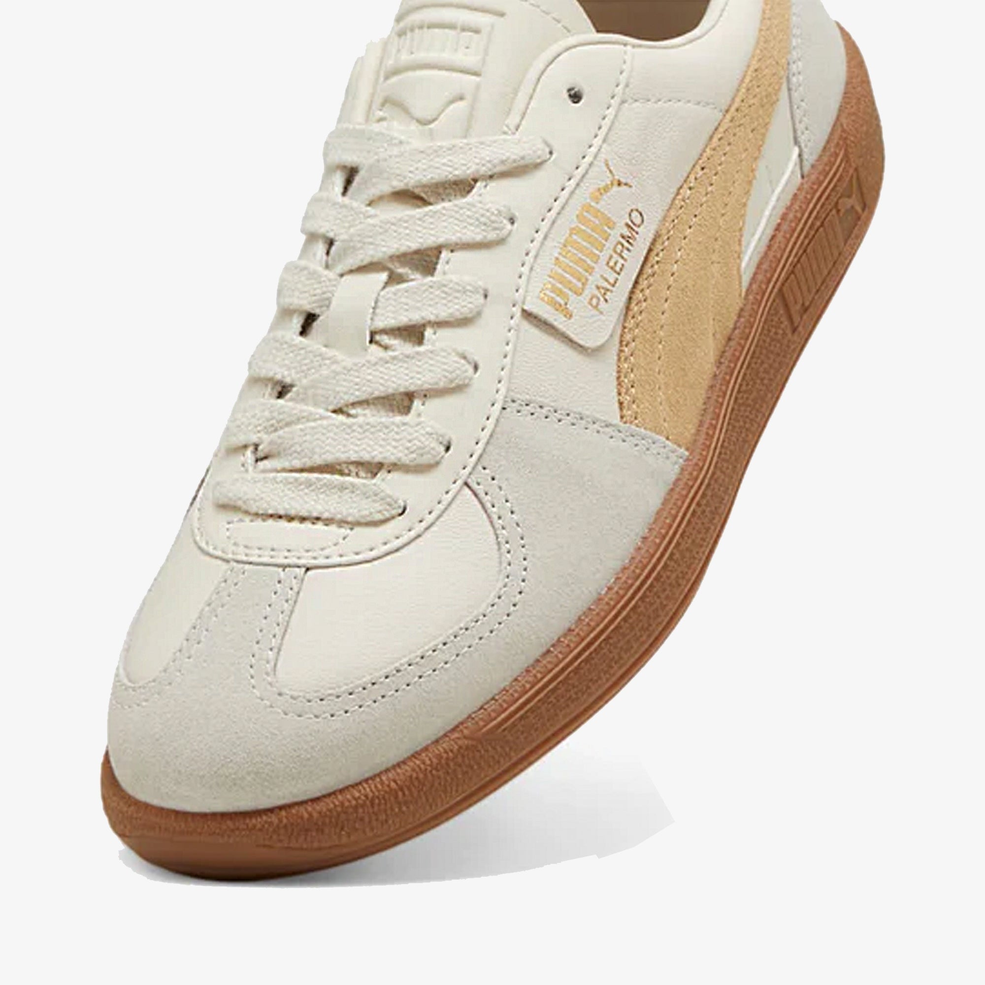 Puma | Palermo Lth { Alpine Snow-desert /dust Gum - view 4
