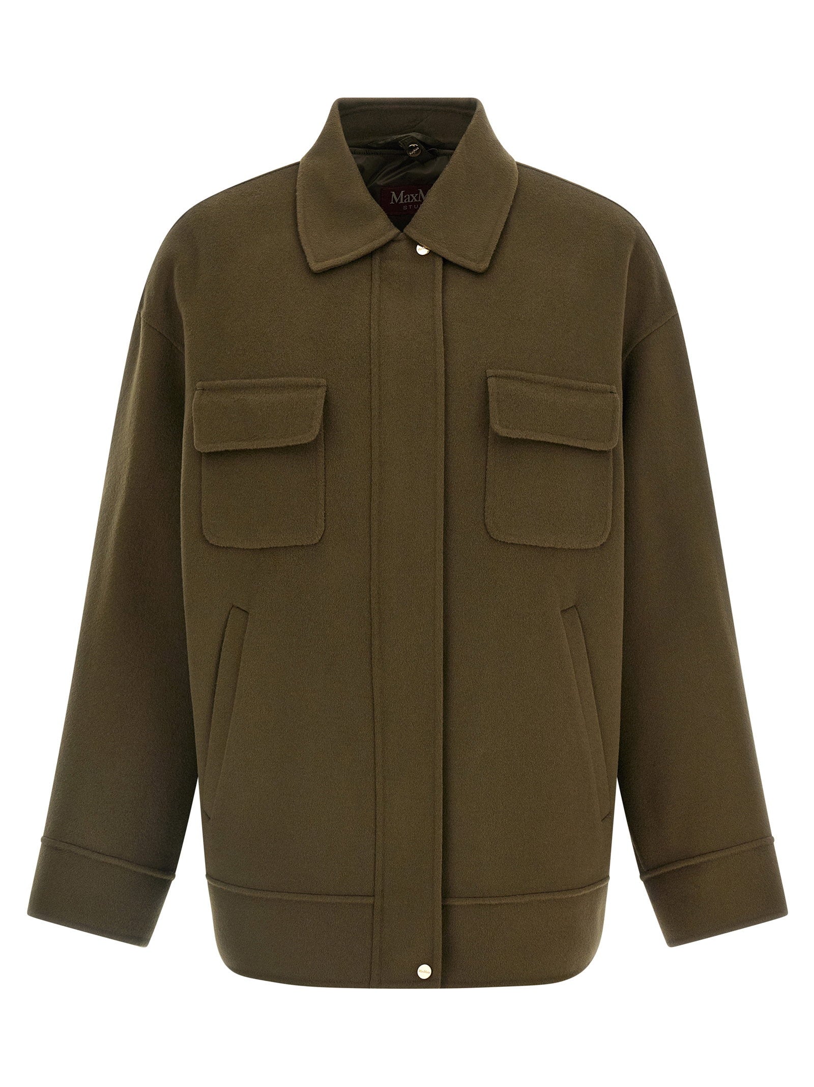 Max Mara Studio Mstdisco Padded Coat – 92% virgin wool 8% silk