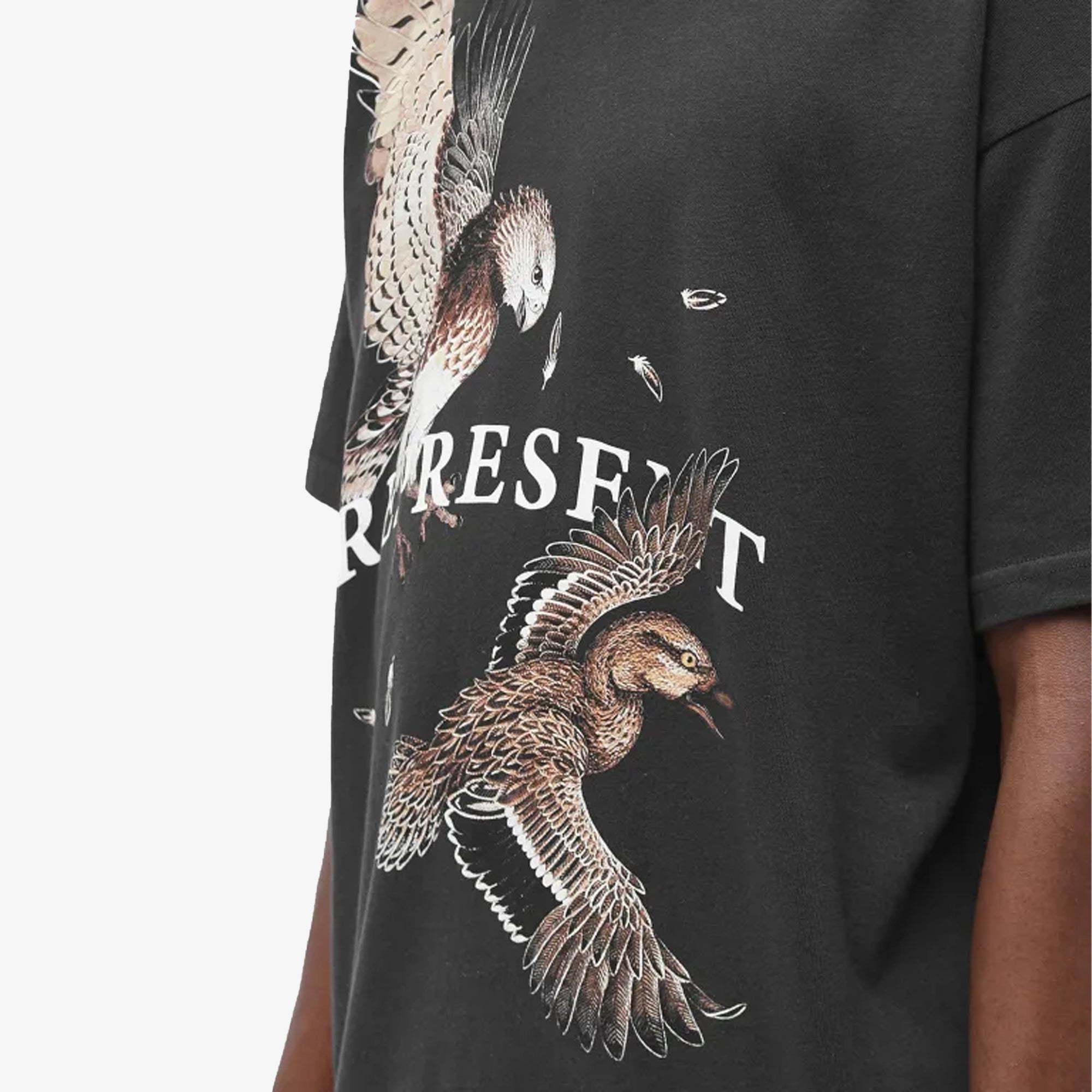 Represent | BIRDS OF PREY T-SHIRT { OFF BLACK - view 2