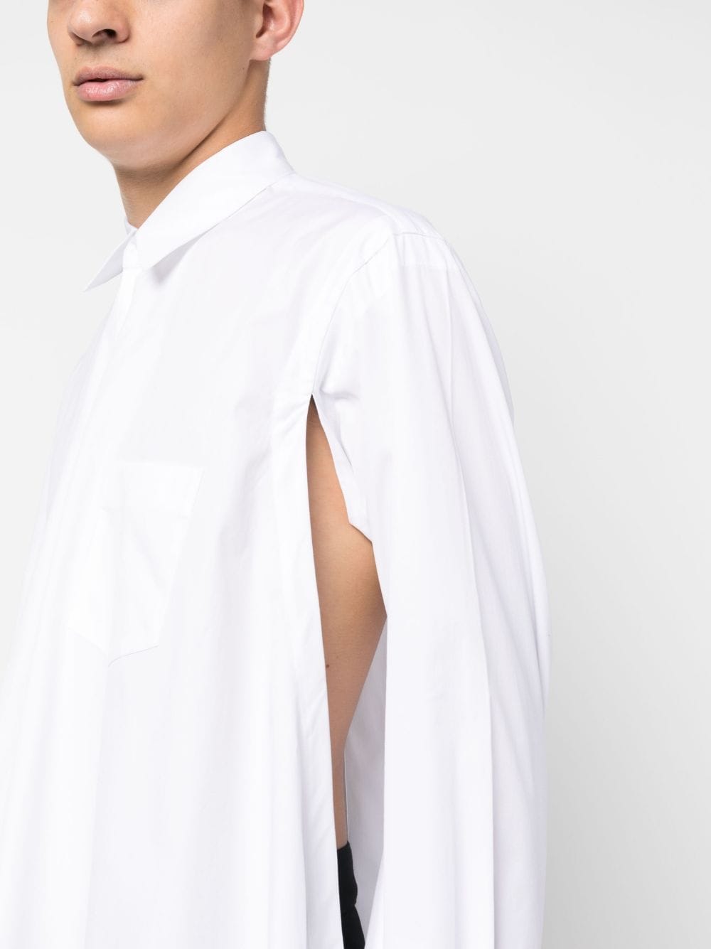 Comme Des Garcons Shirt with side slit – 100% cotton - view 2