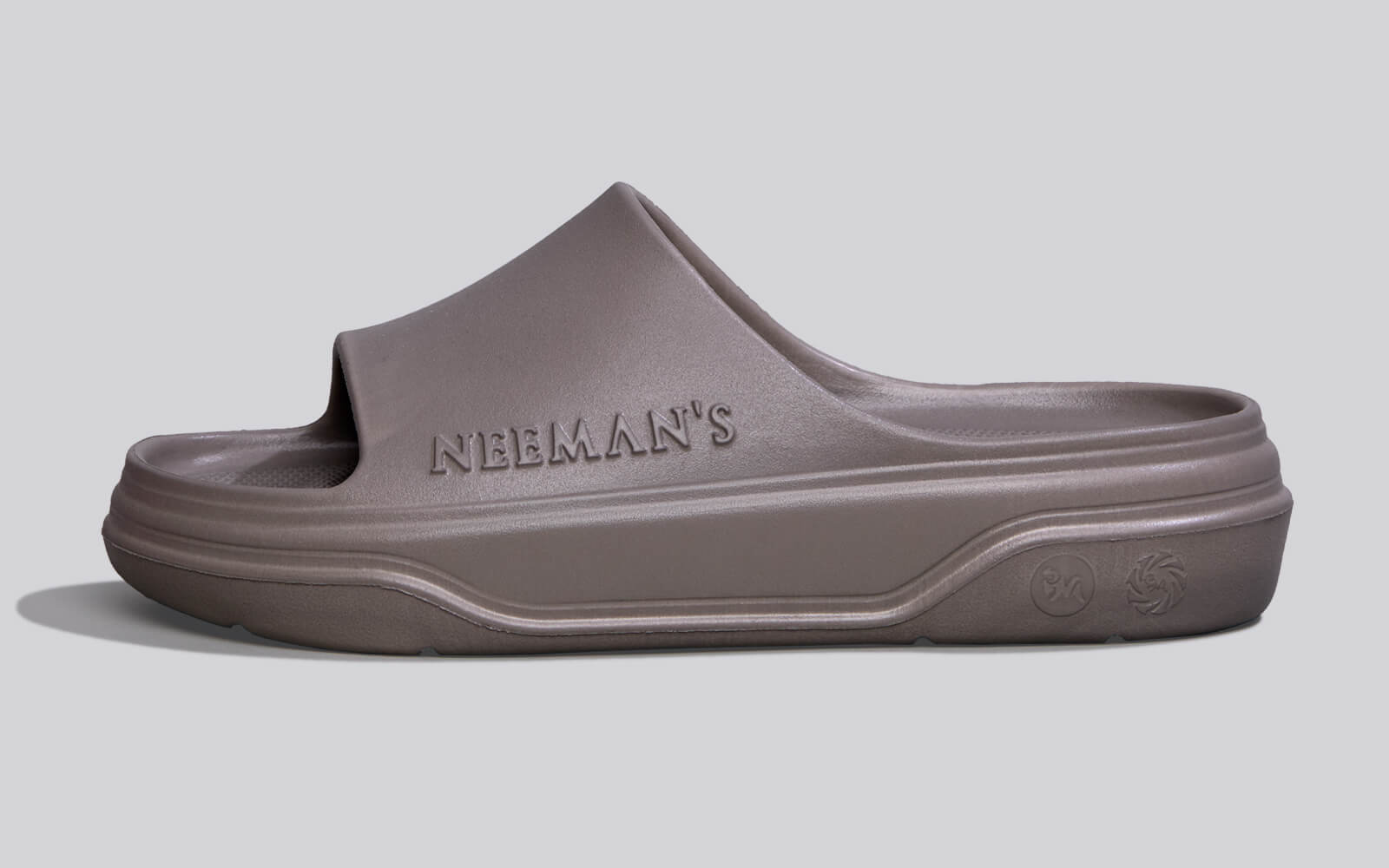 Neeman's Cushers Slides For Women : Goat Grey