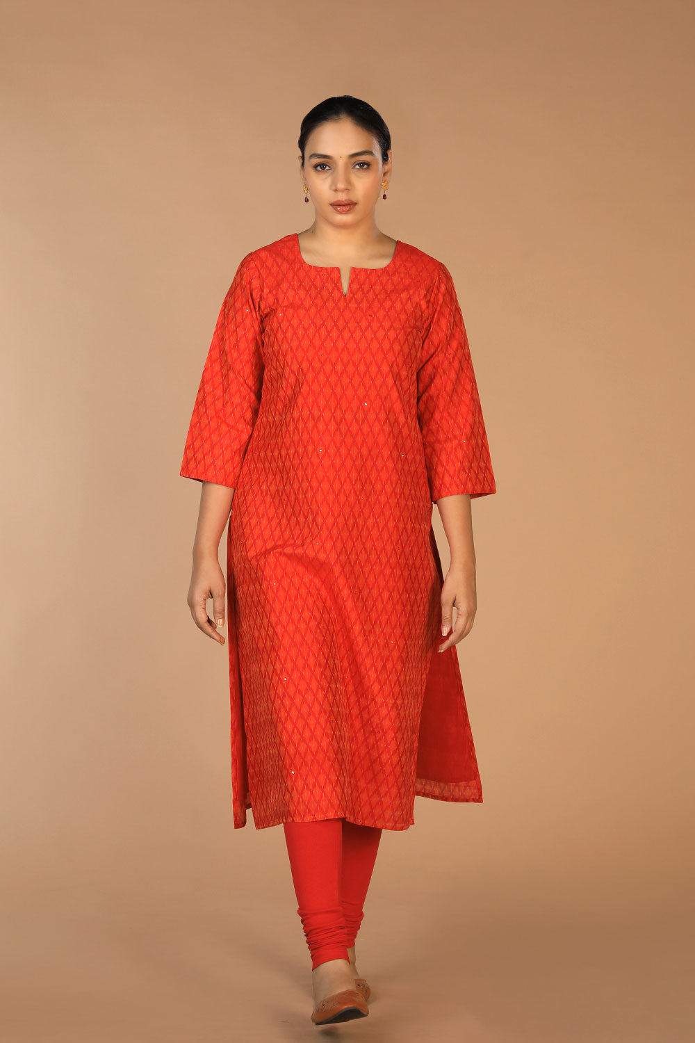 Kalanjali Ethnics Handwoven Pochampally Silk Ikat Kurti