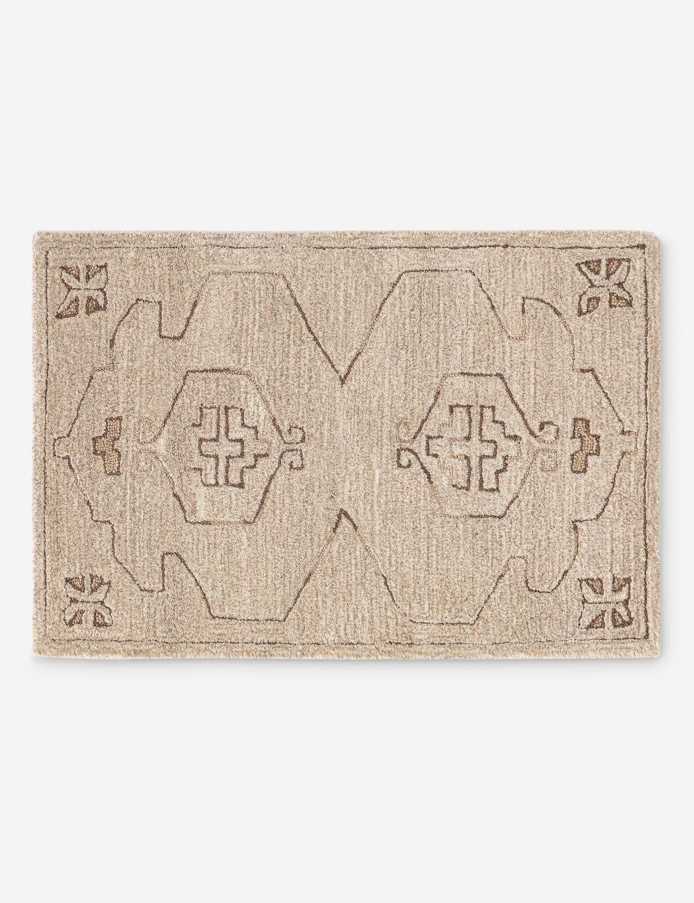 Lulu and Georgia Malin Hand-Tufted Wool Rug – Natural - view 2