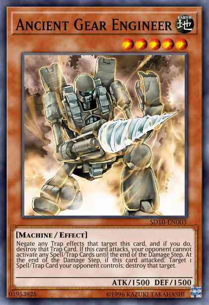Yu-Gi-Oh! Ancient Gear Engineer - SD10-EN003 - Common - 1st Edition