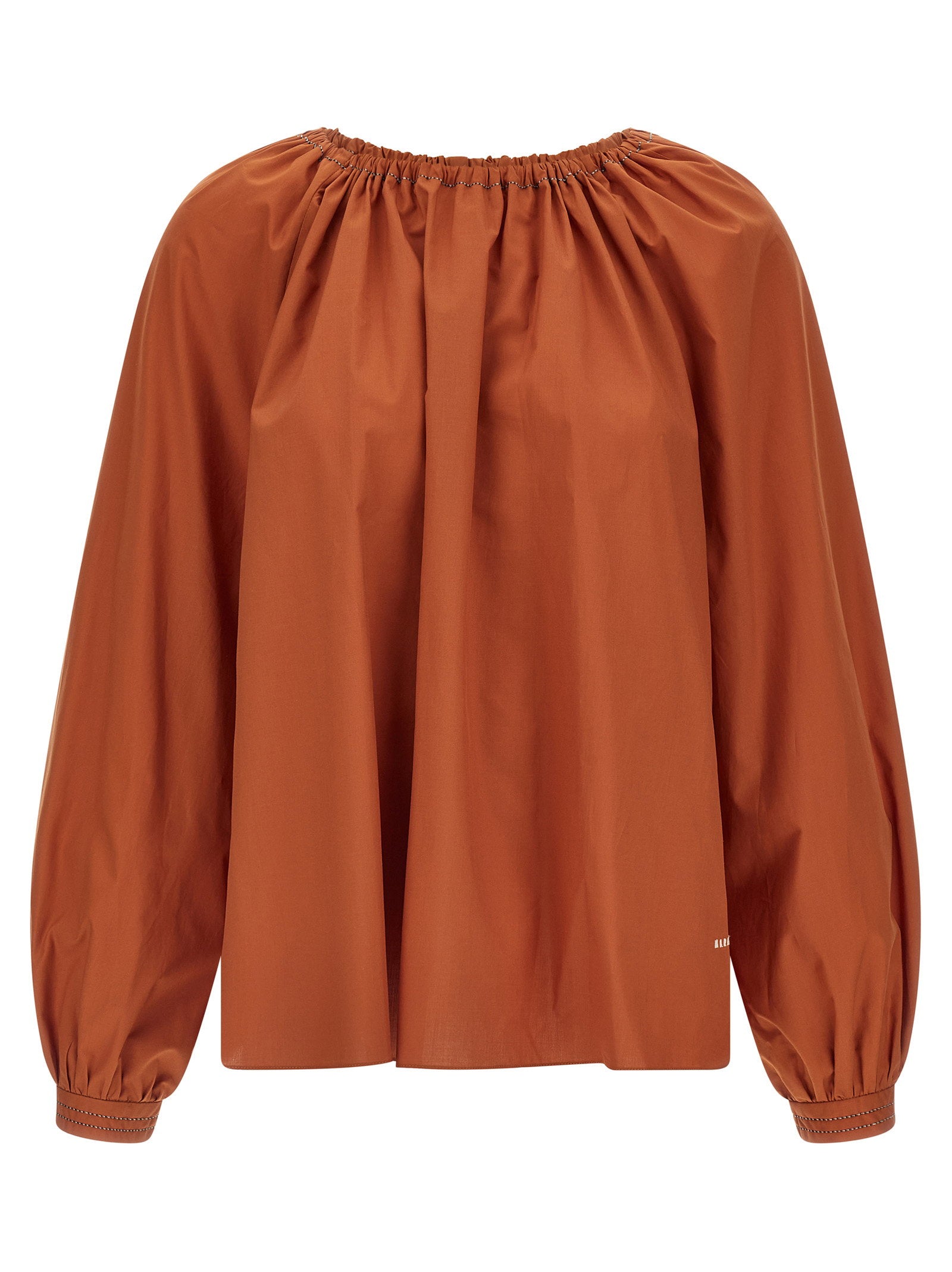 Marni Boat Neck Blouse – 100% cotton