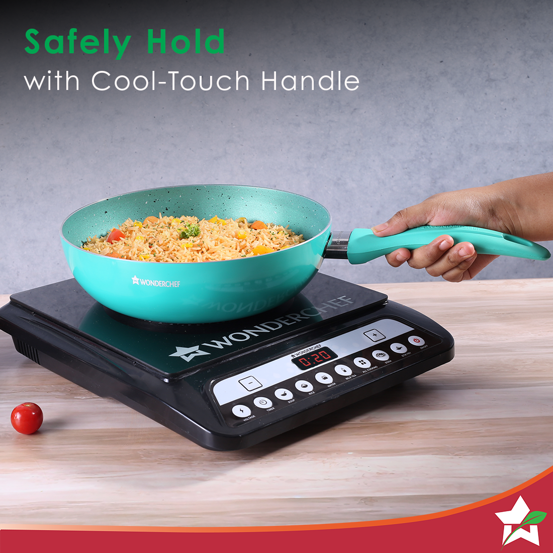 Wonderchef Renewed Celebration Non-stick 24cm Wok - view 4