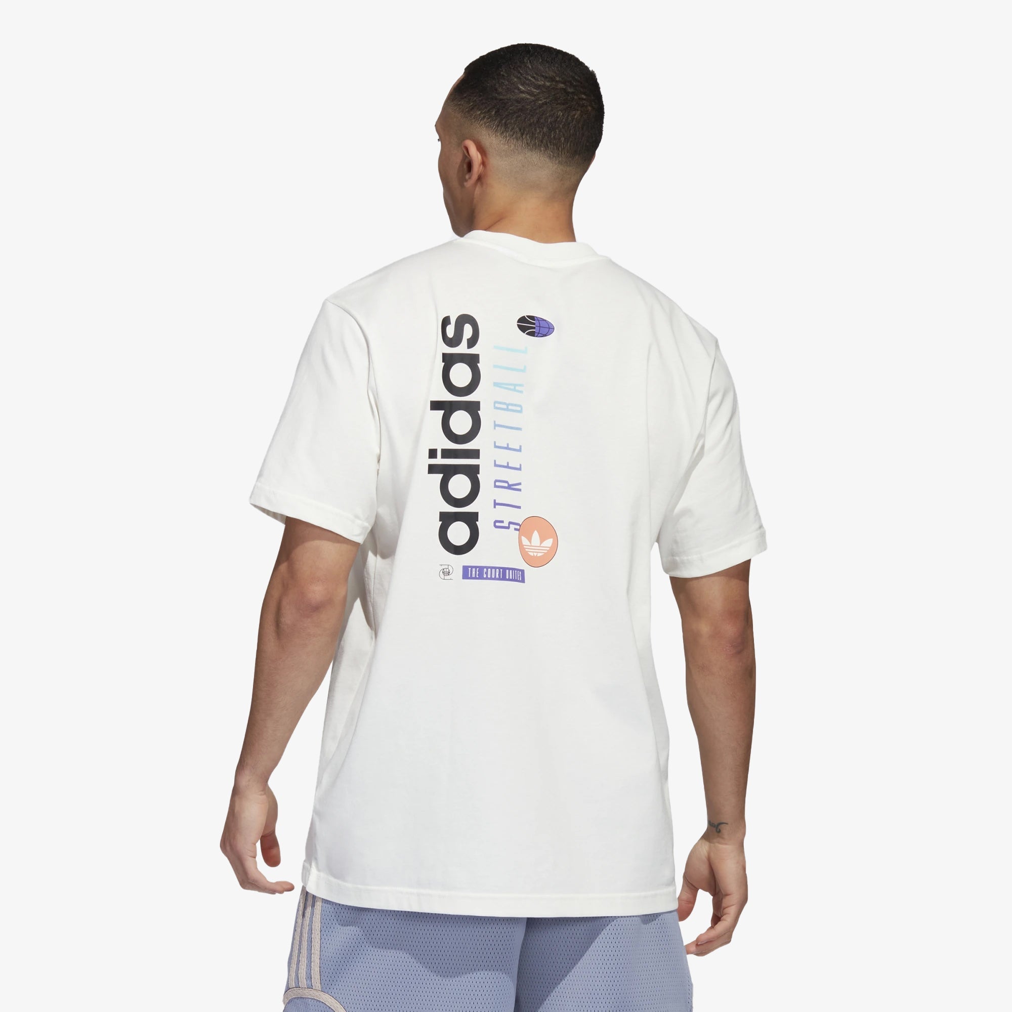 Adidas Originals | BASKETBALL STREETBALL GRAPHIC TEE { OFF WHITE
