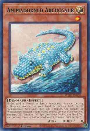 Yu-Gi-Oh! Animadorned Archosaur - WISU-EN050 - Rare - 1st Edition