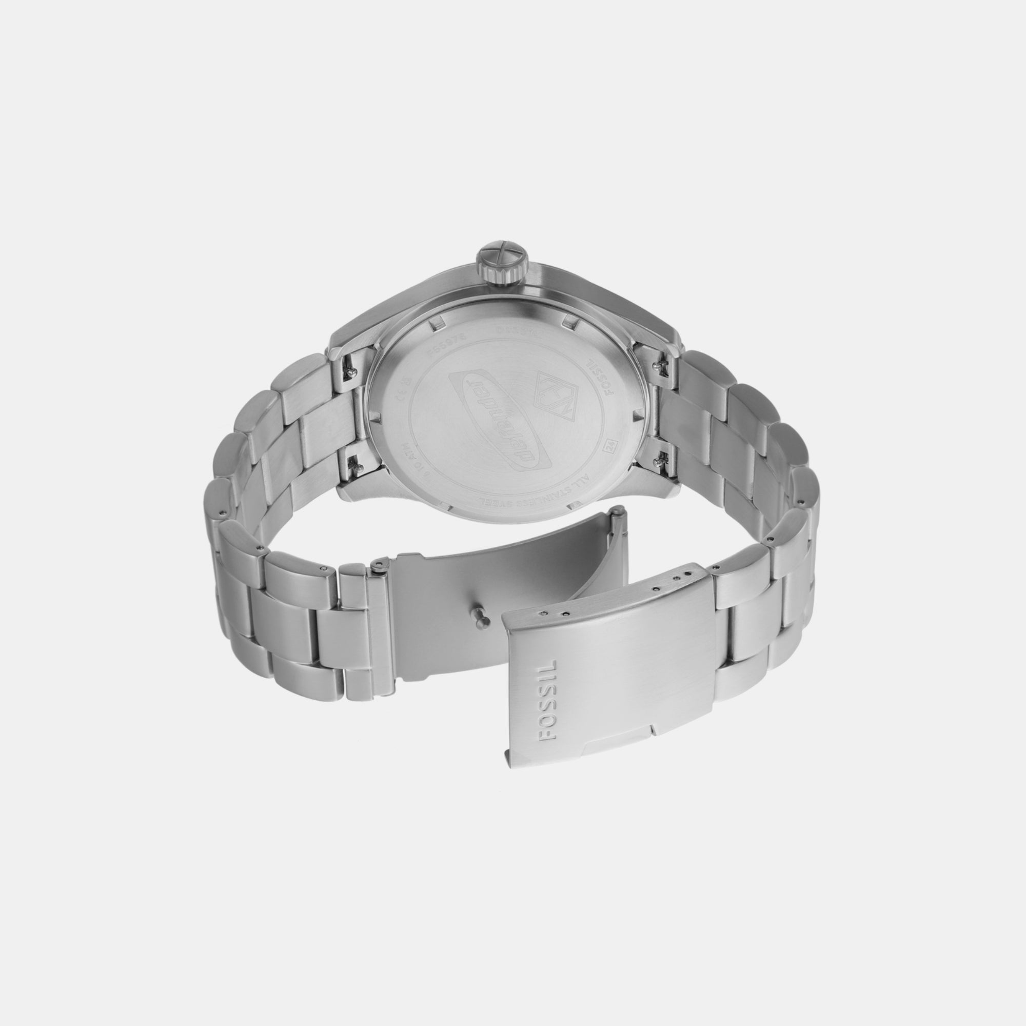 Fossil Defender Men Solar Black Dial Analog Stainless Steel Watch FS5976 - view 2