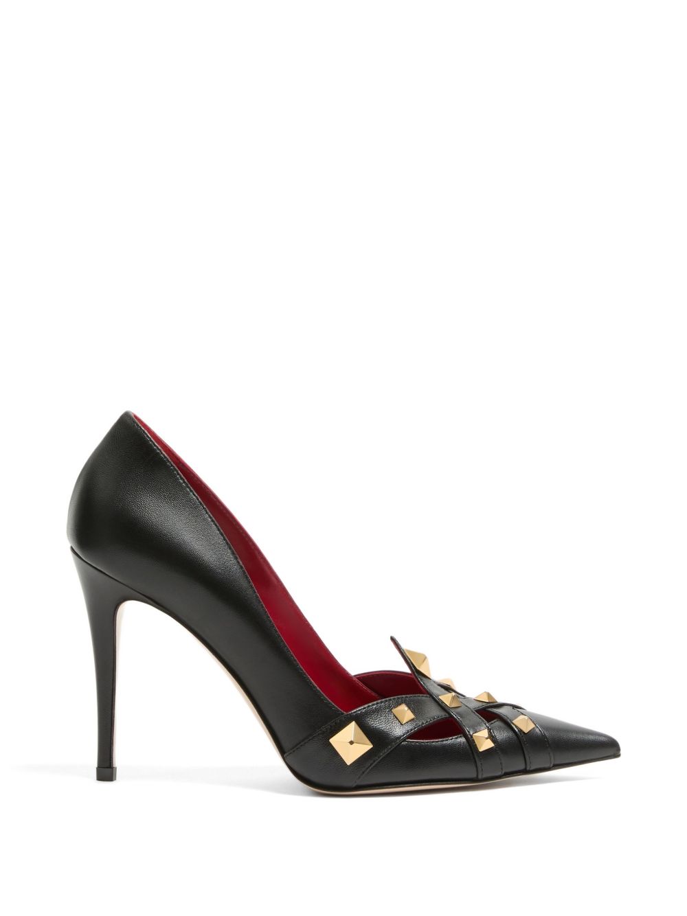 Valentino Garavani With Heel BLACK – Calf  Leather 100%