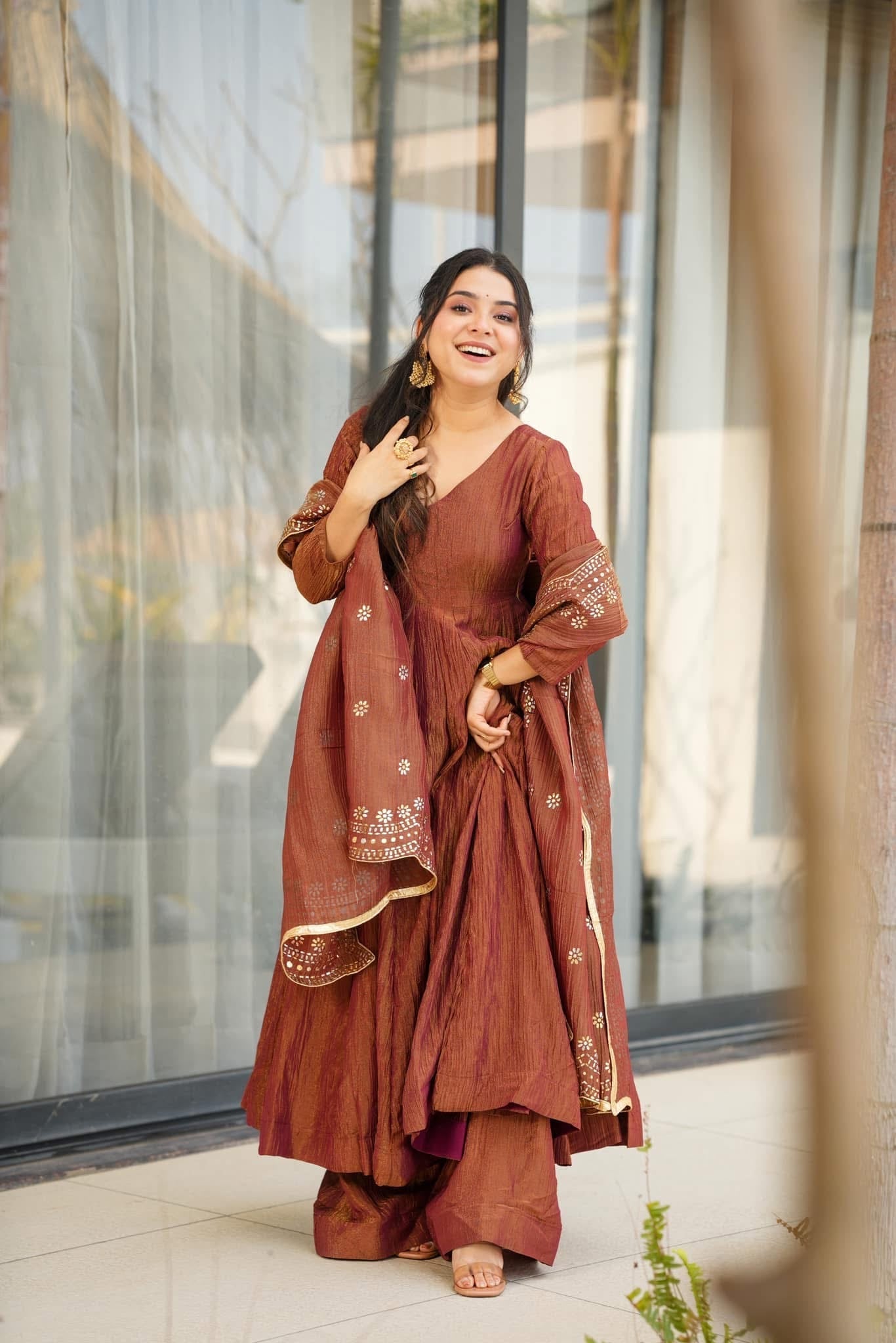 Idaho-o Burnt Sienna Bliss suit set