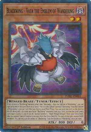 Yu-Gi-Oh! Blackwing - Vata the Emblem of Wandering - DABL-EN001 - Super Rare - 1st Edition