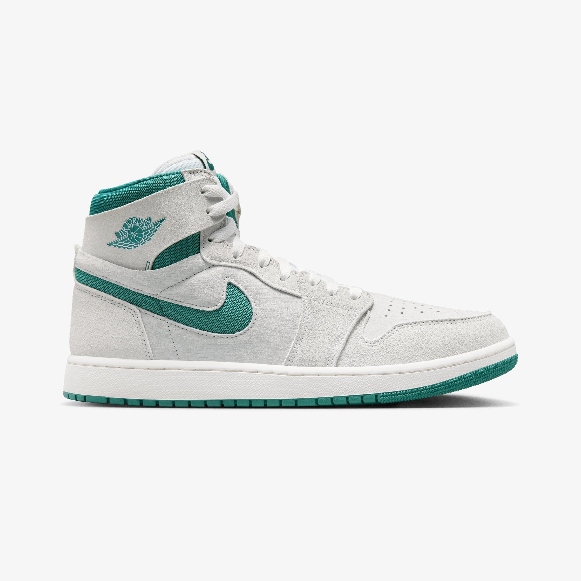 Jordan | AIR JORDAN 1 ZOOM CMFT 2 { SUMMIT WHITE/BICOASTAL-OXIDIZED GREEN