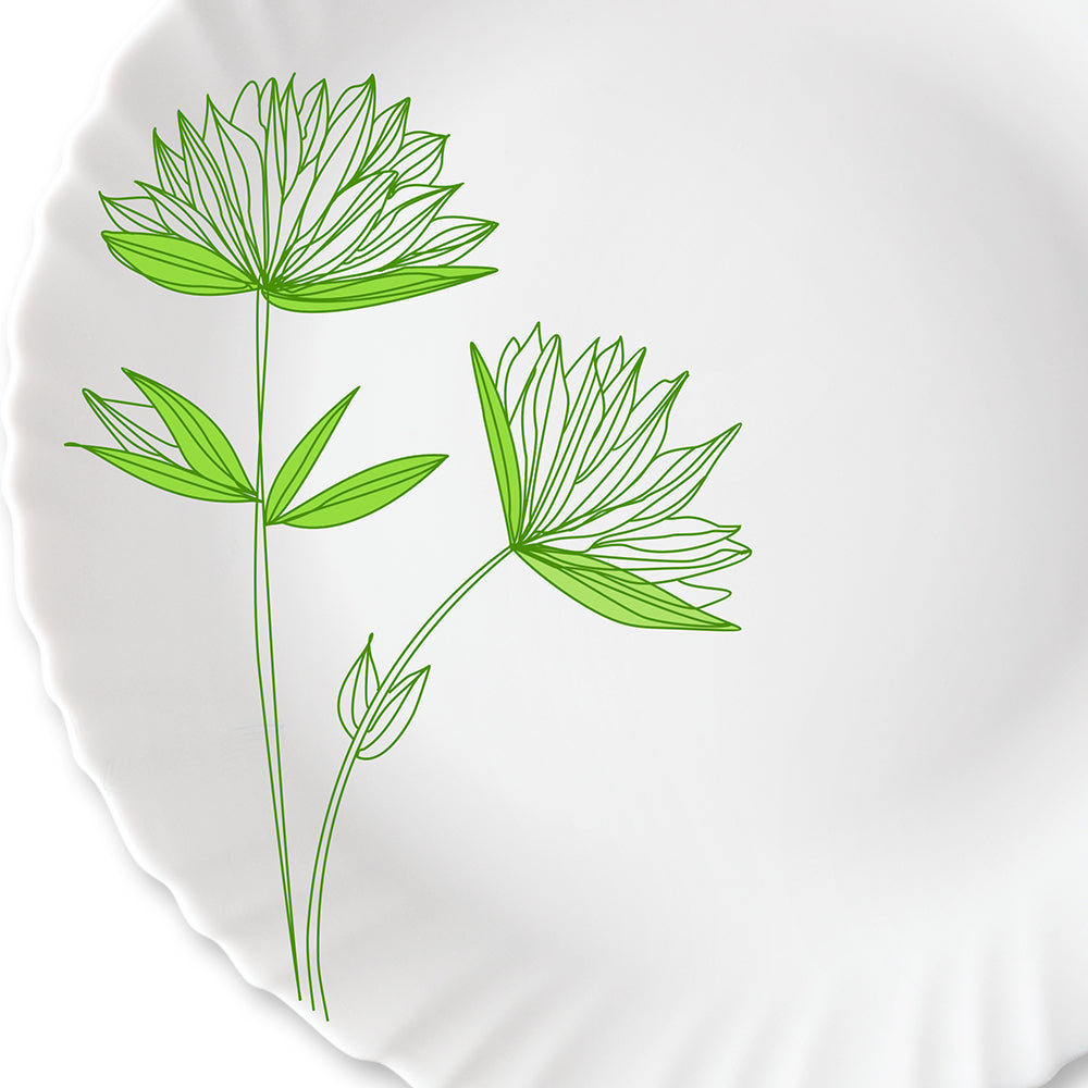 My Borosil Larah by Borosil Green Lily Full Plate Set - view 4