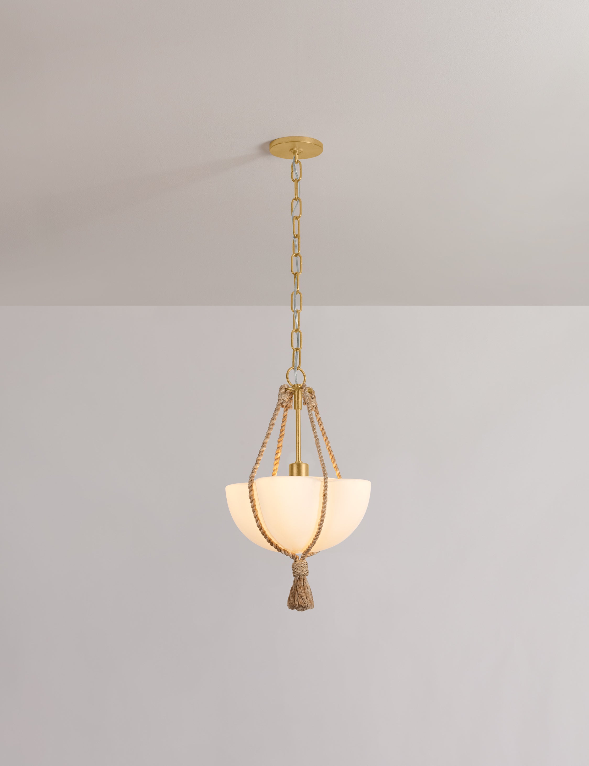 Lulu and Georgia Bosaro Pendant Light – Brass - view 4