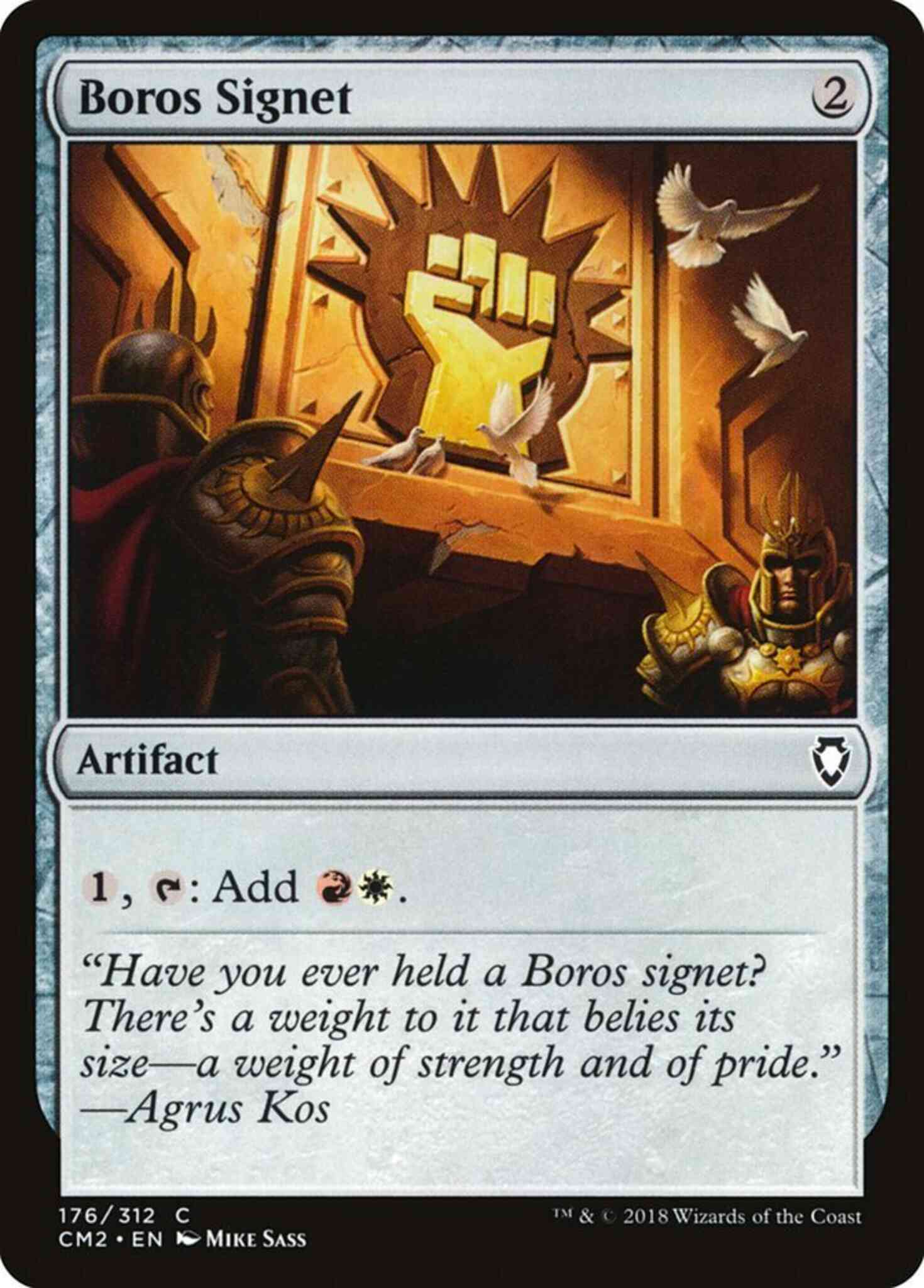Boros signet 176 – Magic Boros Signet [176] [Commander Anthology Volume II] [Non-Foil]