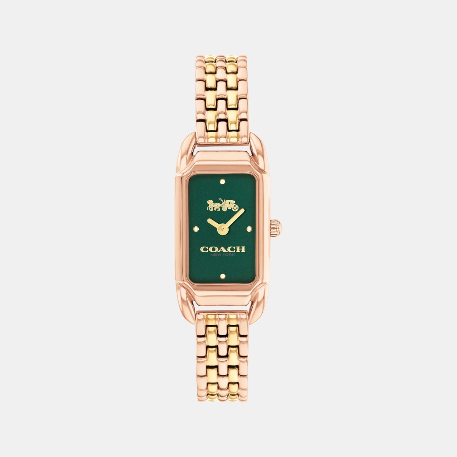Coach Cadie Women Quartz Green Dial Analog Stainless Steel Watch 14504551