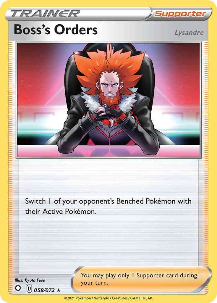 Rare swsh45-058 reverse – Pokémon Boss's Orders - 058/072 - Rare [swsh45-058] [Reverse Holo]