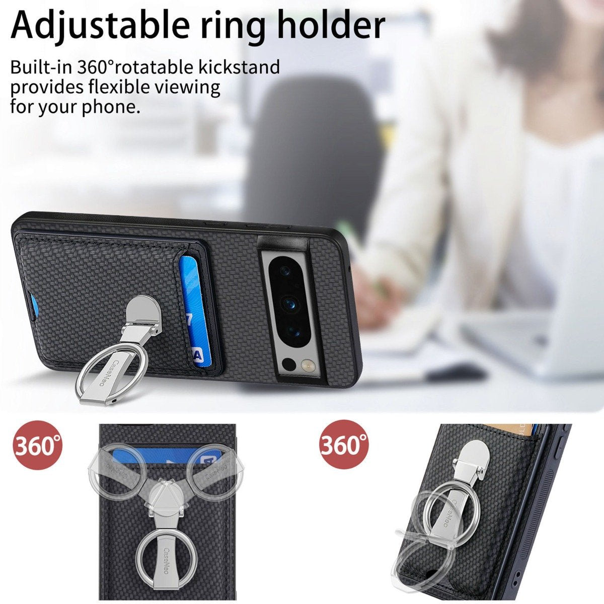 Million Cases Elite Wallet Guard Metal Bracket Case - Google - view 12