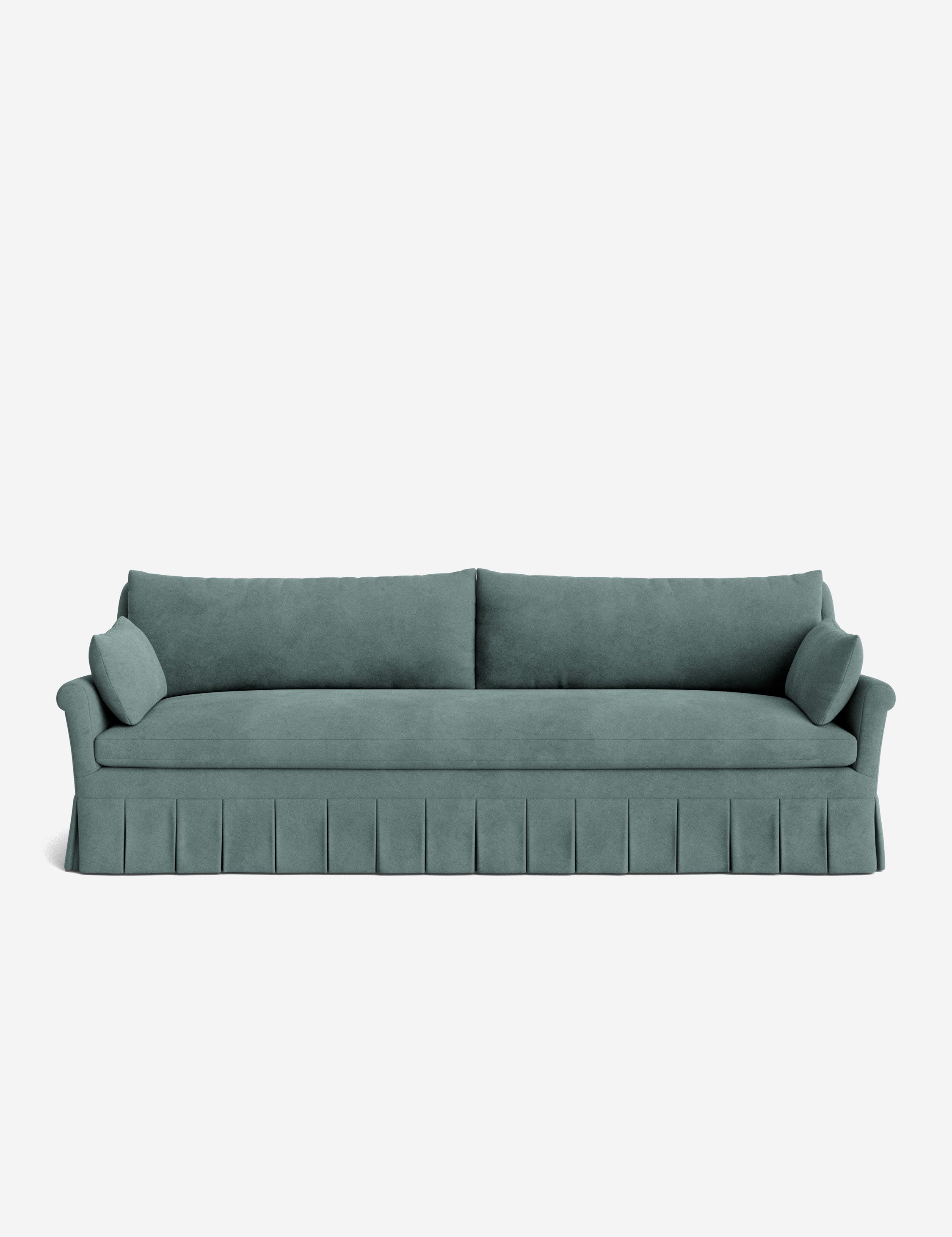 Lulu and Georgia Portola Rolled Arm Pleated Sofa - view 171
