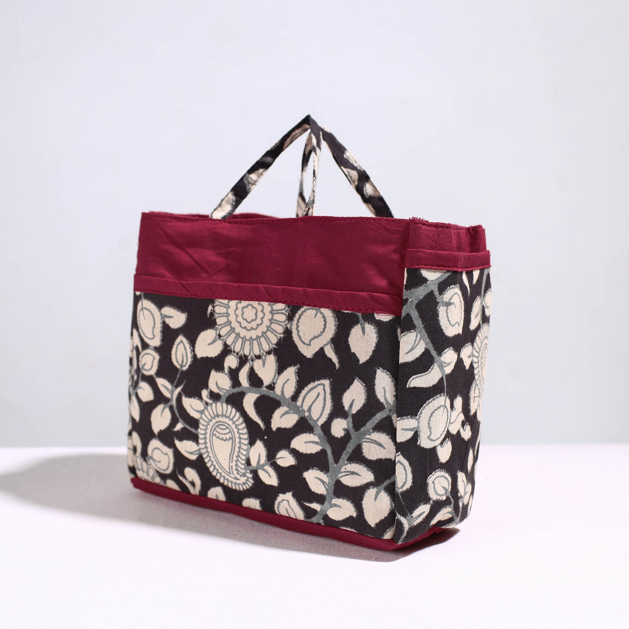 NOORI BAZAR Black - Handmade Cotton Multipurpose Cosmetic/Toiletry Bag 03 - view 2