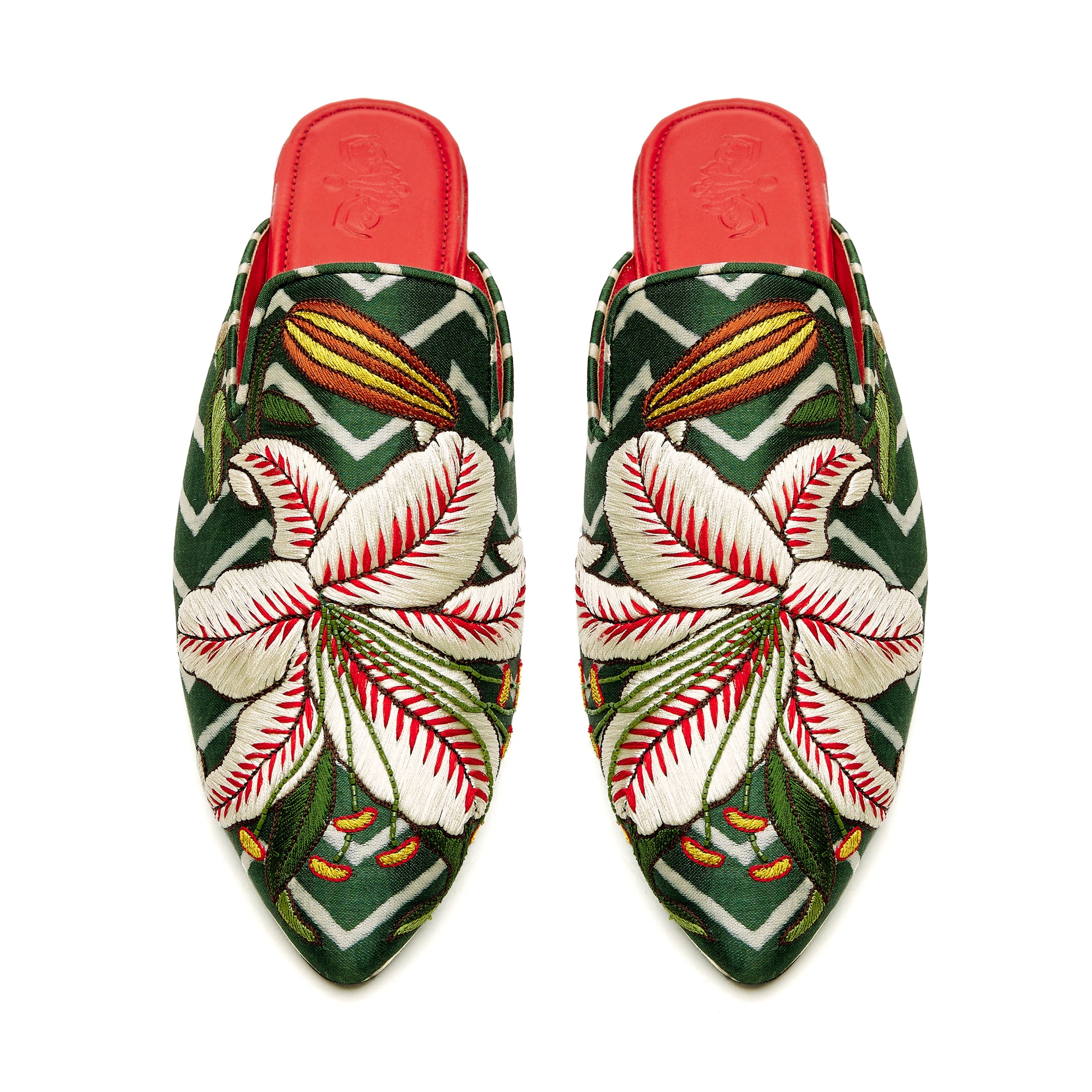 Banjaaran India The Enchanted Lillies Cone Mules Women