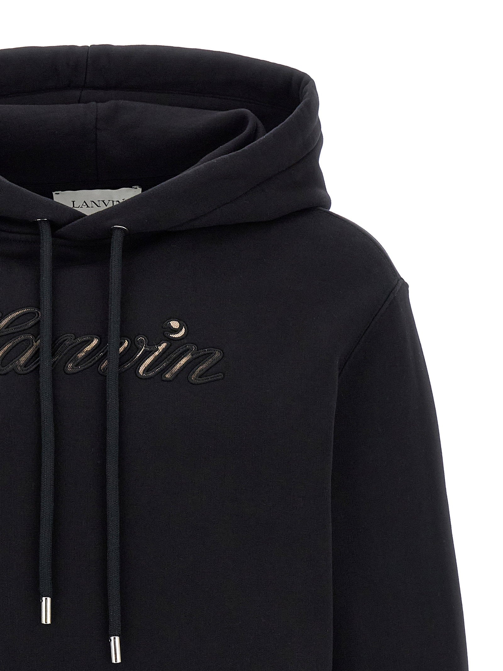 Lanvin Logo Hoodie – 100% cotton - view 3