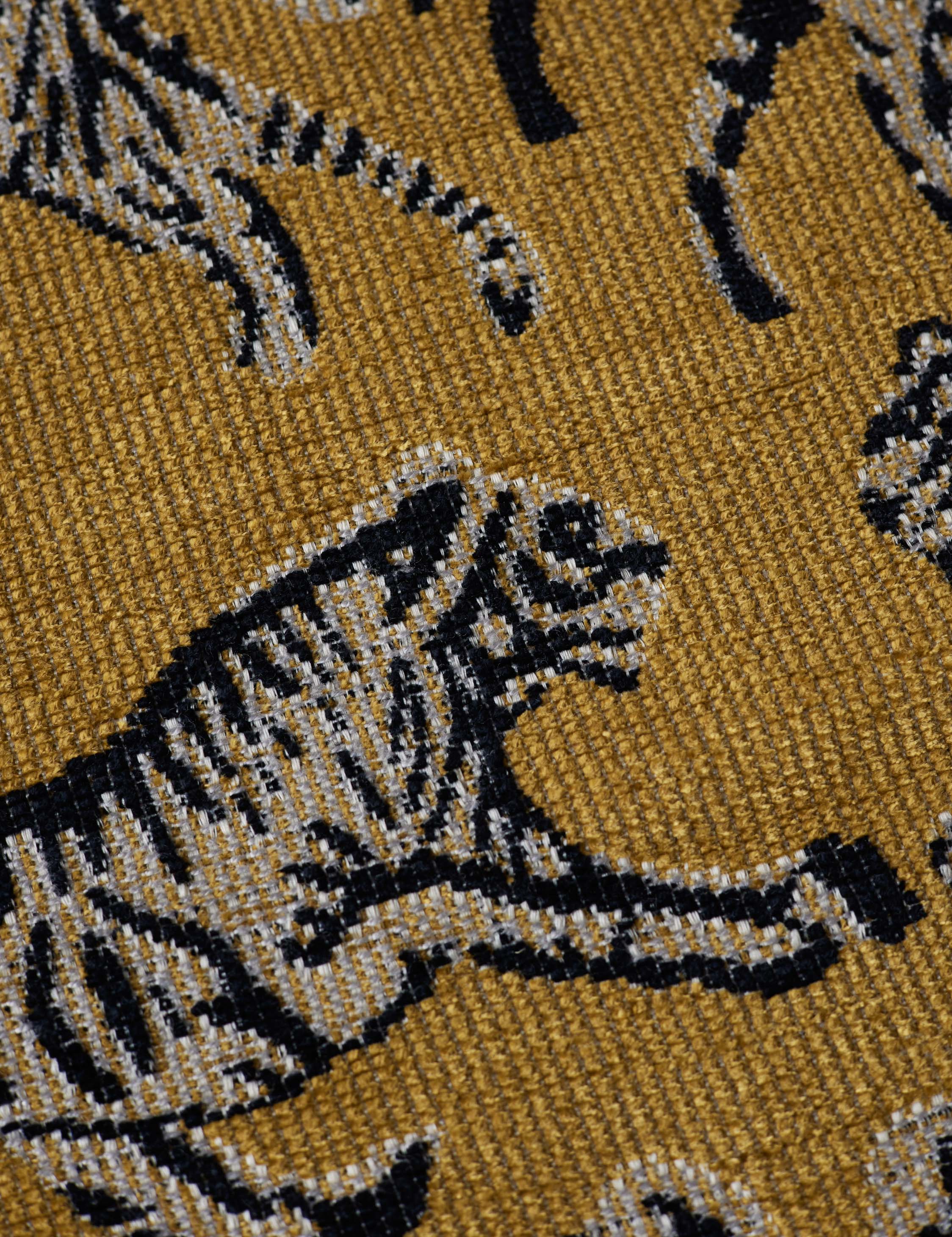 Lulu and Georgia Tiger Jacquard Fabric by Sarah Sherman Samuel - view 5