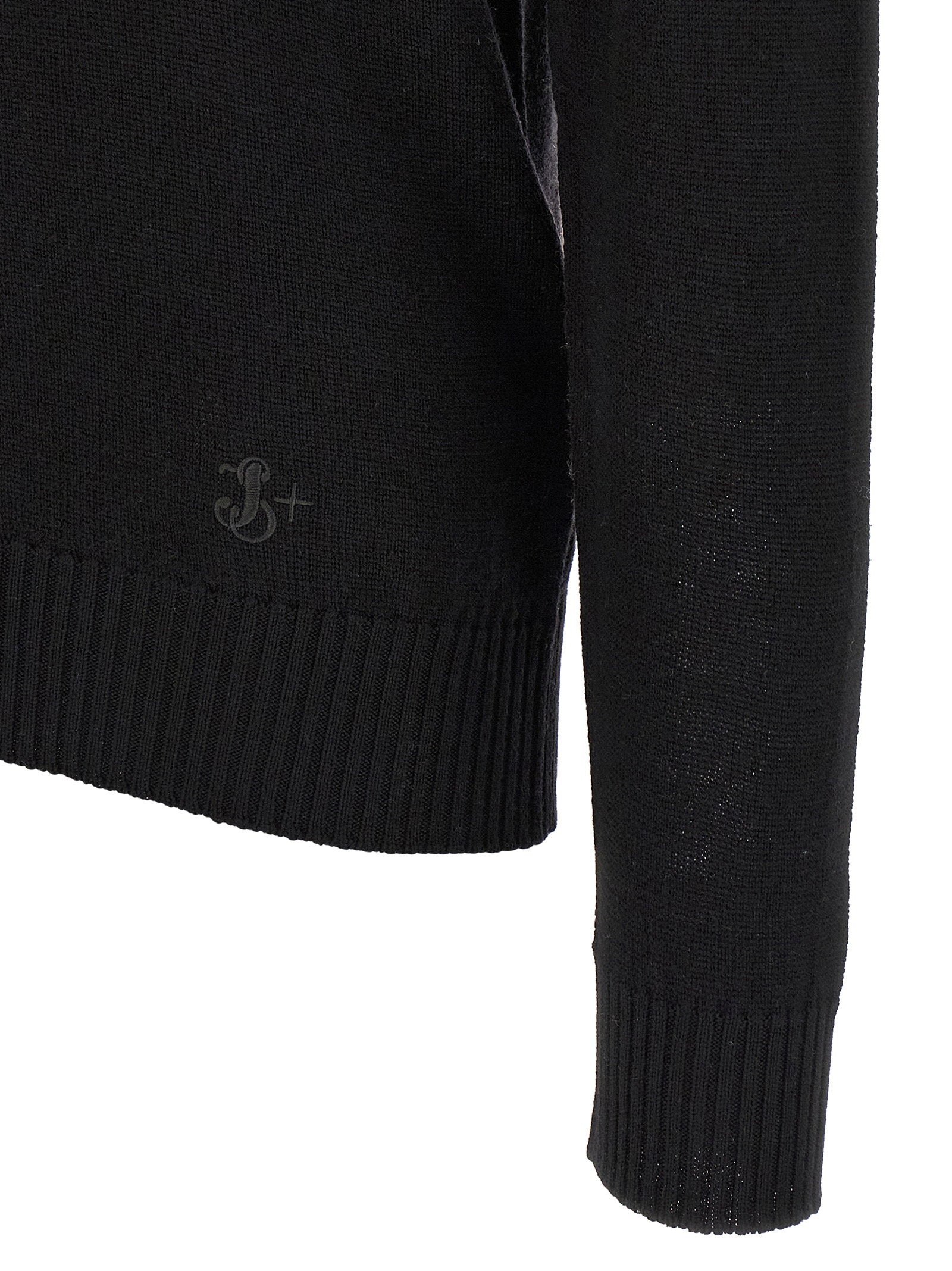 Jil Sander Logo Embroidery Sweater – 100% virgin wool - view 4