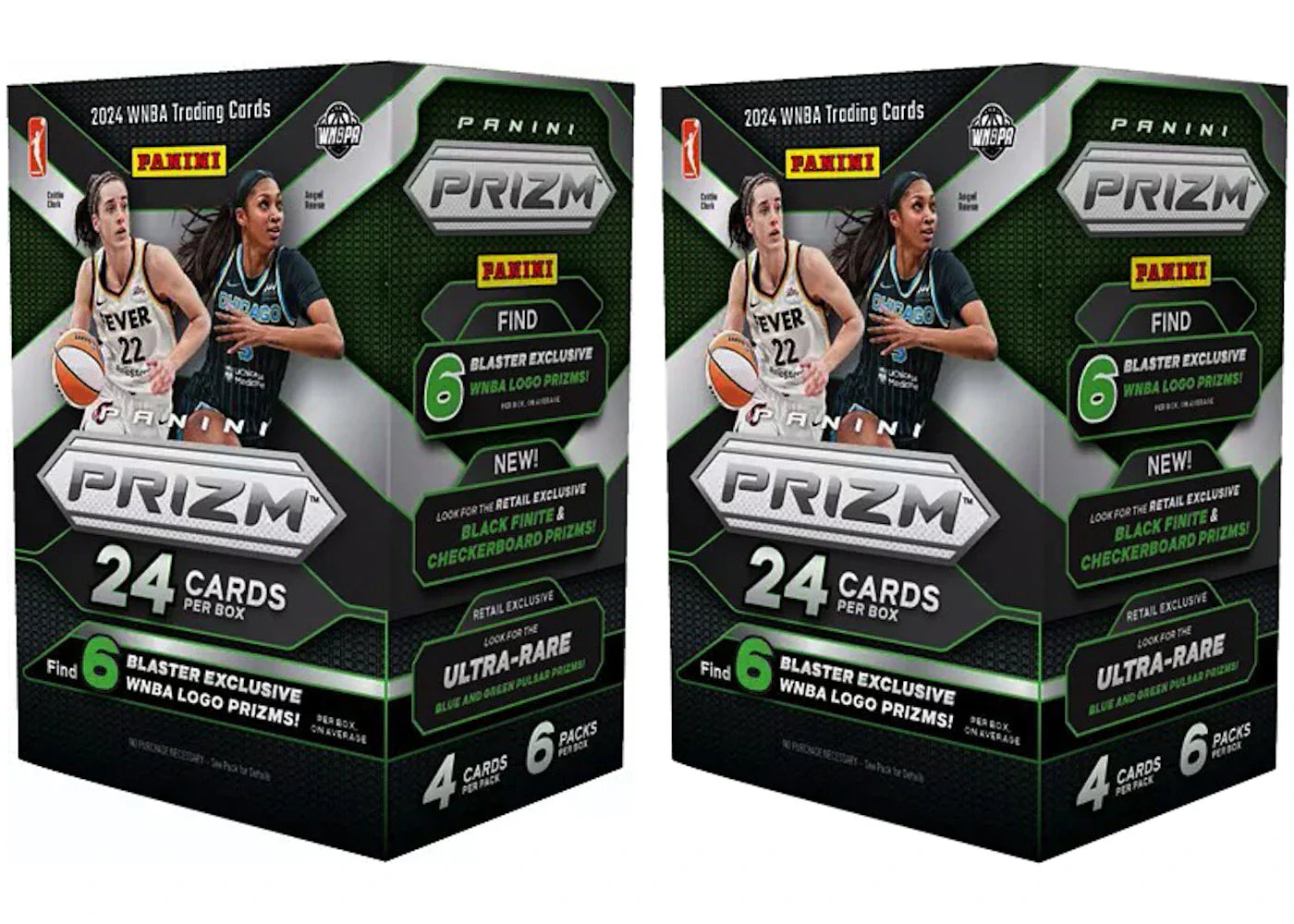2024 Panini Prizm WNBA Logo Blaster Box 2x Lot