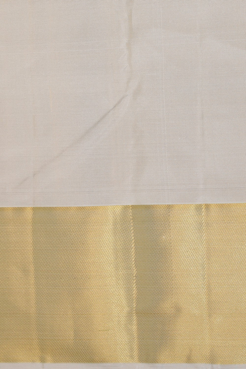 Kalanjali Kanchi Silk Classy Ivory Cream Saree - view 2