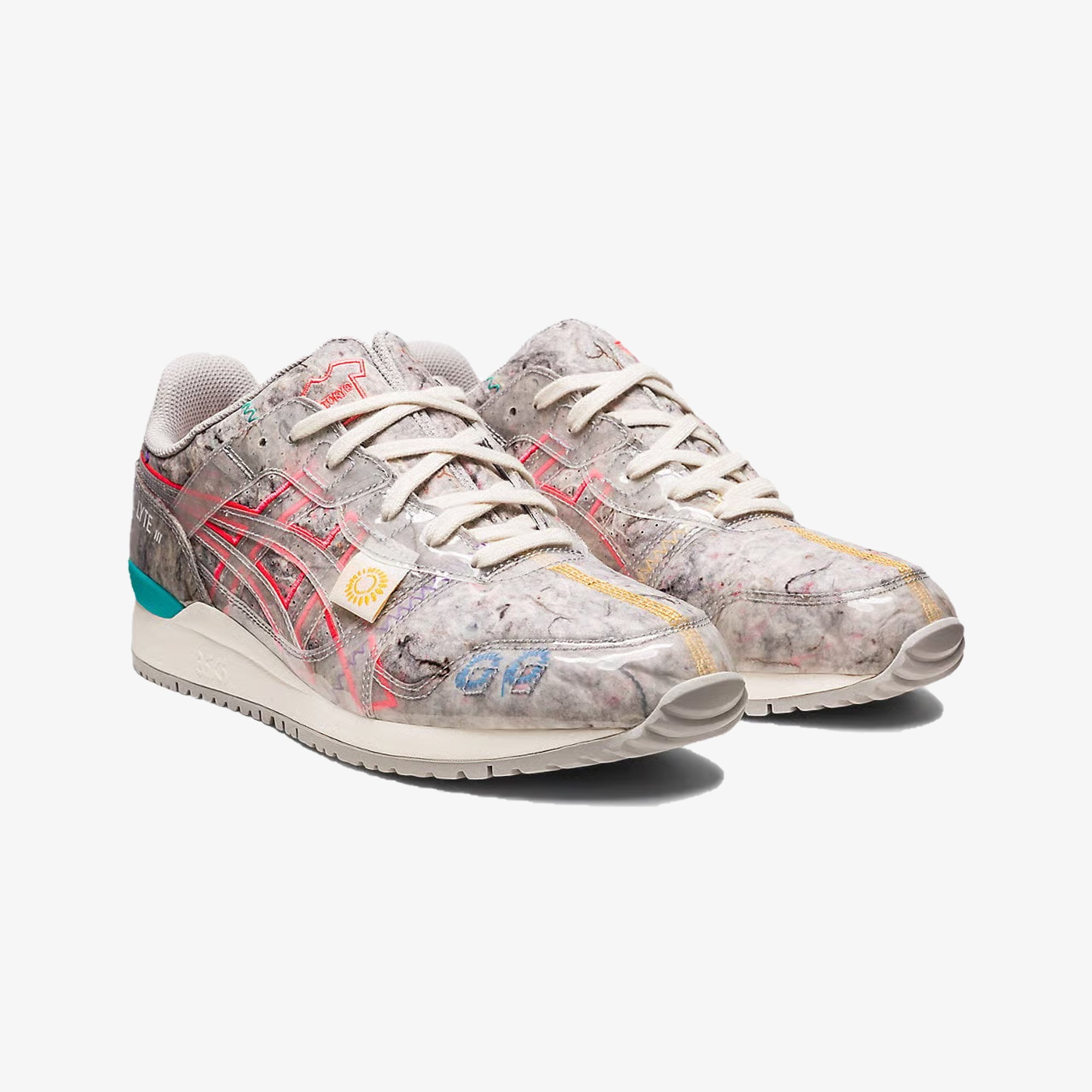 Gray sneakers – Asics | GEL-LYTE III OG RECYCLE FELT OYSTER GRAY/DIVA PINK