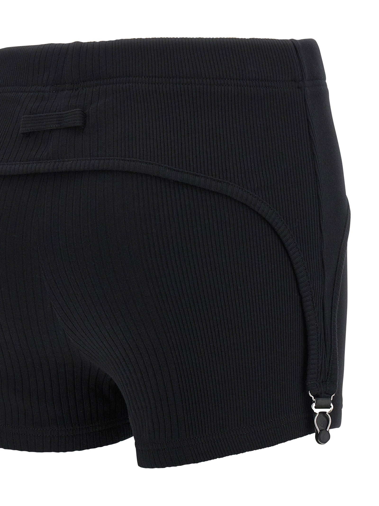 Jean Paul Gaultier The Black Garter Shorts – 100% cotton - view 4
