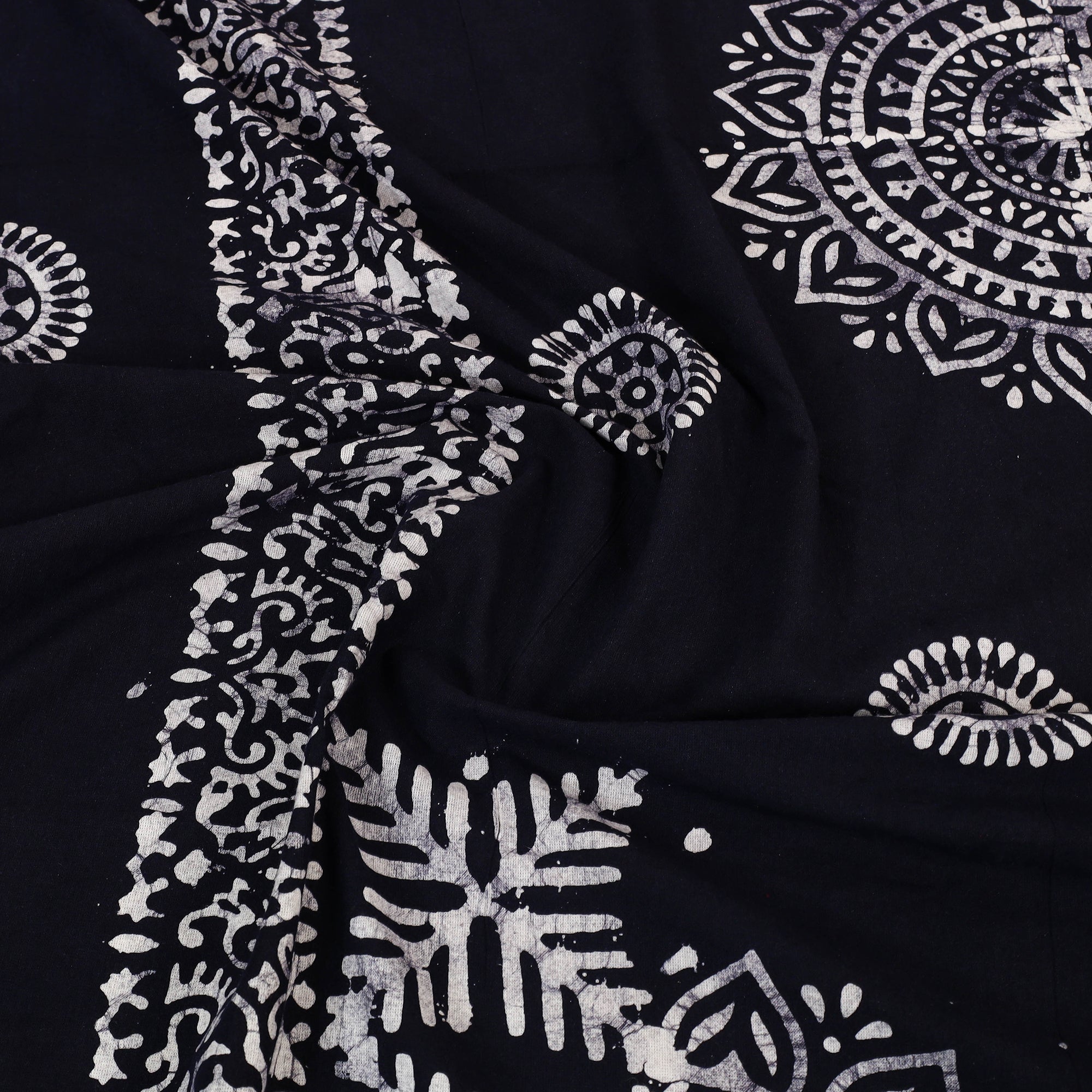 BATIK BY MD. SHARIFF Blue - Cotton Double Hand Batik Print Bed Sheet Set 38 - view 6