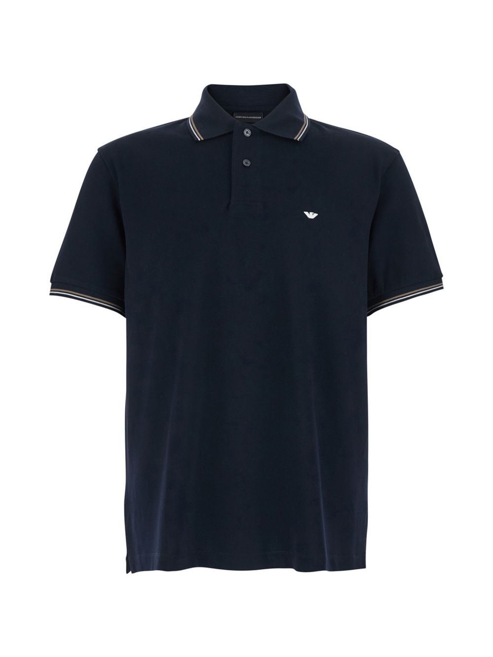 Emporio Armani Logo cotton polo shirt – 96% Cotton, 4% Elastane
