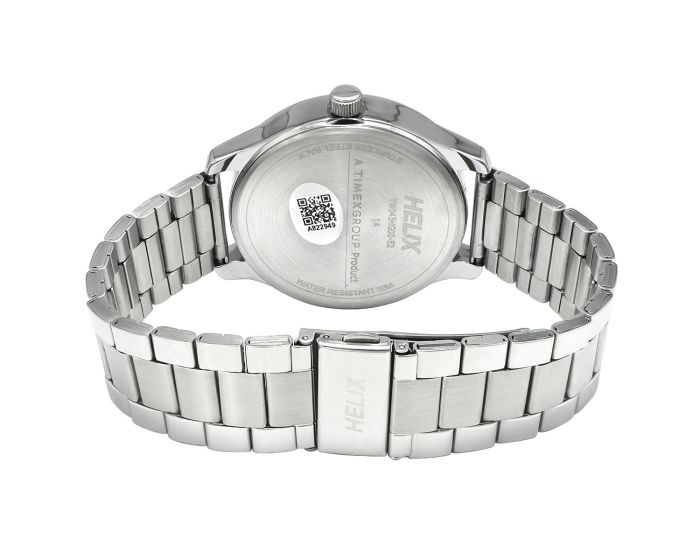 Helix Casual Stainless Steel Bracelet – Silver