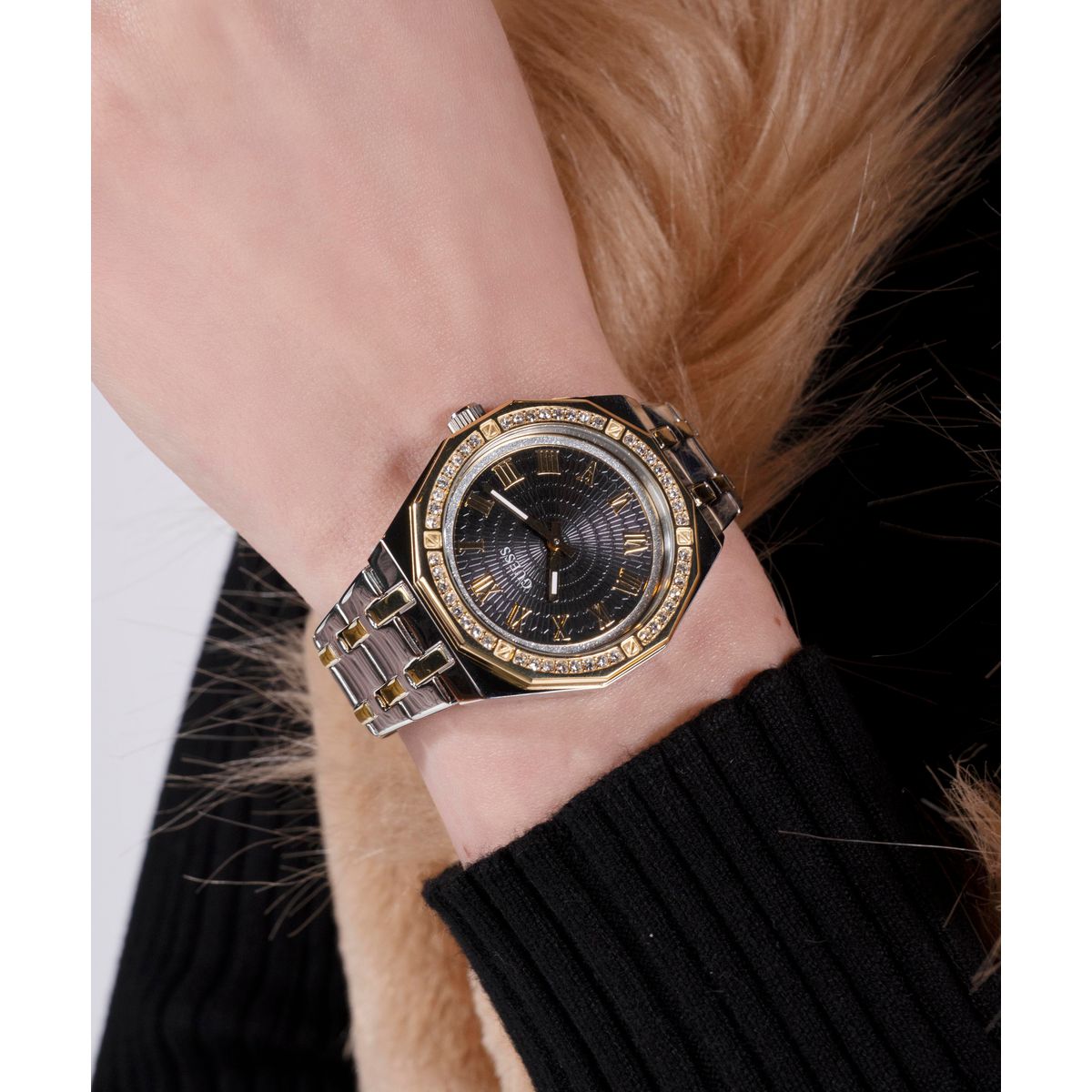 Guess Desire Women Quartz Black Dial Analog Stainless Steel Watch GW0770L4 - view 6
