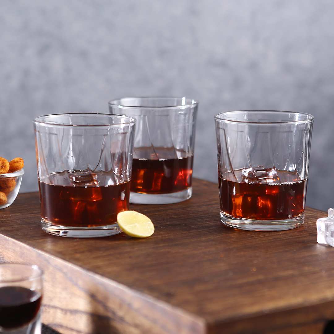 Wonderchef Modena Whiskey Glass 285 Ml (Set Of 6)