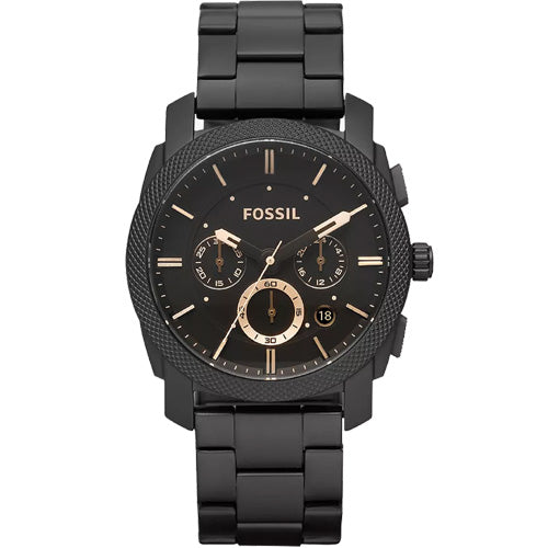 Fossil Machine Black Dial Men 42mm