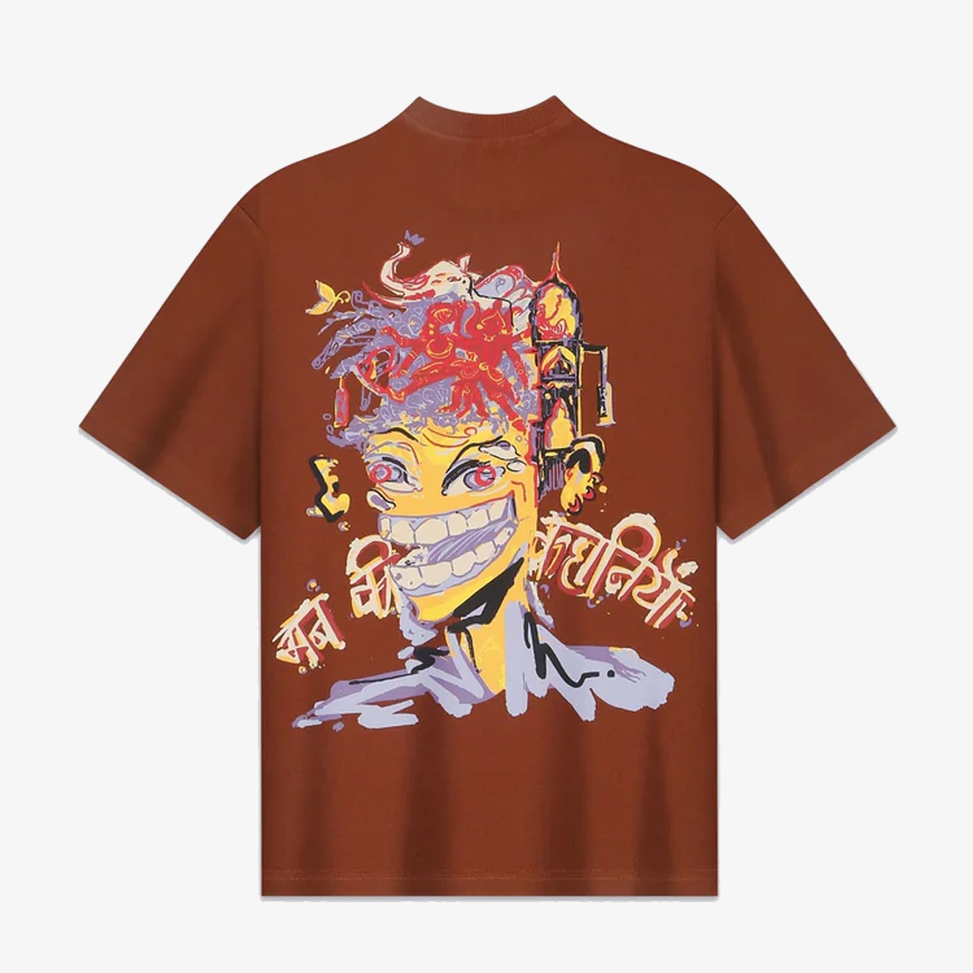 F A R A K | Mann Ki Kahaniyan' Tee { Red - view 3