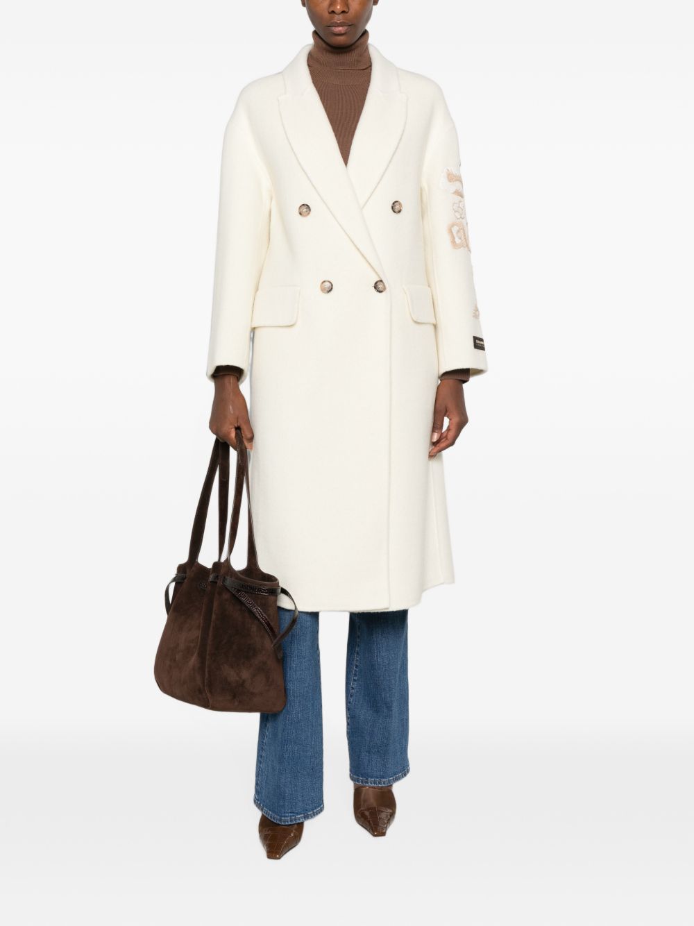 Ermanno Firenze Coat – Wool 70%, Polyester 30% - view 2